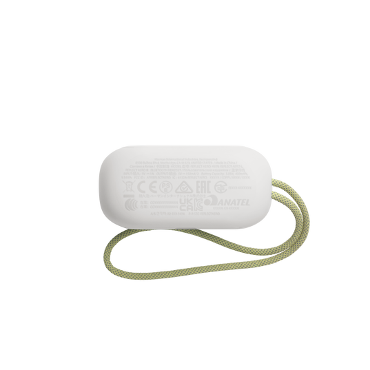 JBL Reflect Aero TWS - White - True wireless Noise Cancelling active earbuds - Bottom